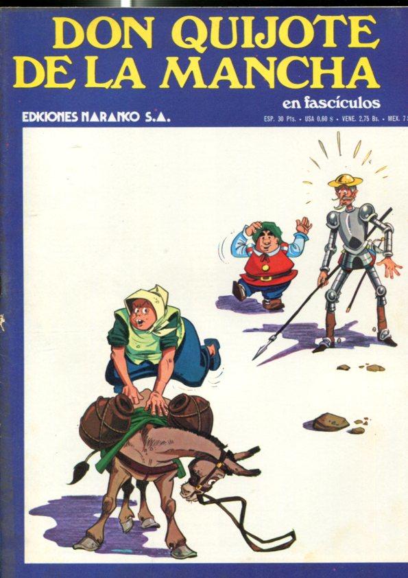 Don Quijote de la Mancha en comic y fasciculo numero 21