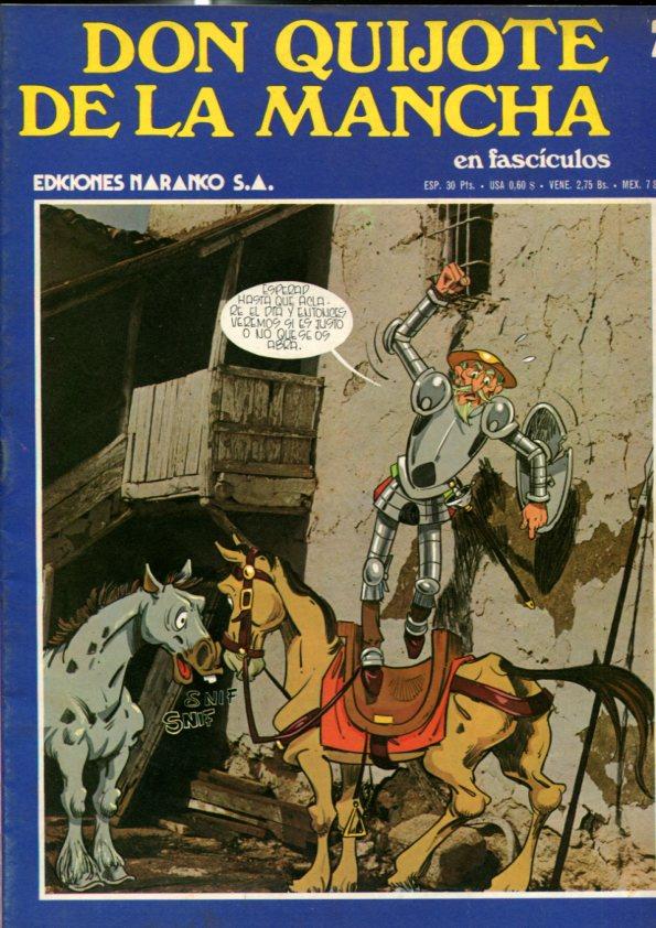 Don Quijote de la Mancha en comic y fasciculo numero 24