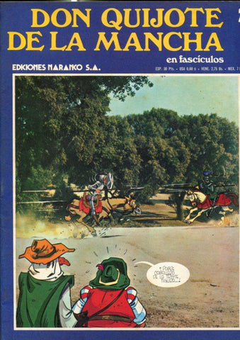 Don Quijote de la Mancha en comic y fasciculo numero 28