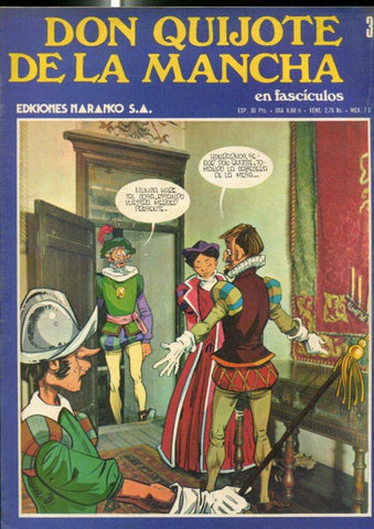 Don Quijote de la Mancha en comic y fasciculo numero 34