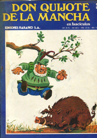 Don Quijote de la Mancha en comic y fasciculo numero 36