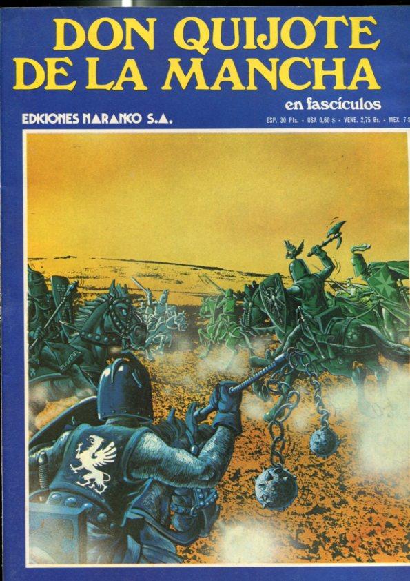 Don Quijote de la Mancha en comic y fasciculo : cubierta del numero 06