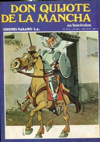 Don Quijote de la Mancha en comic y fasciculo : cubierta del numero 01