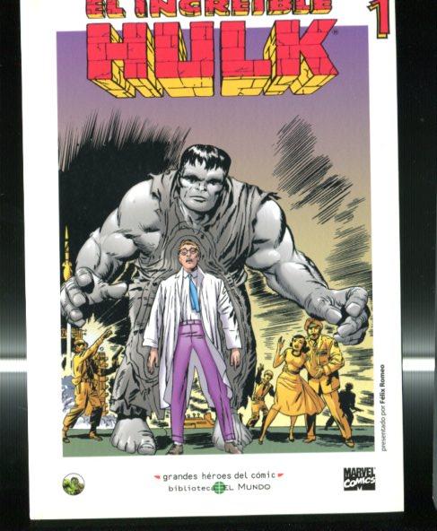 Biblioteca el Mundo numero 14: El Increible Hulk volumen 1, serie Grandes Heroes del Comic  