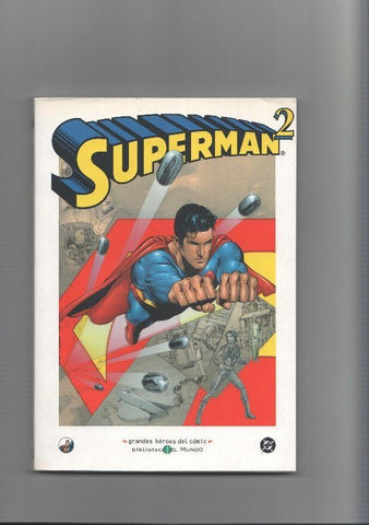 Biblioteca el Mundo numero 12: Superman volumen 2, serie Grandes Heroes del Comic  