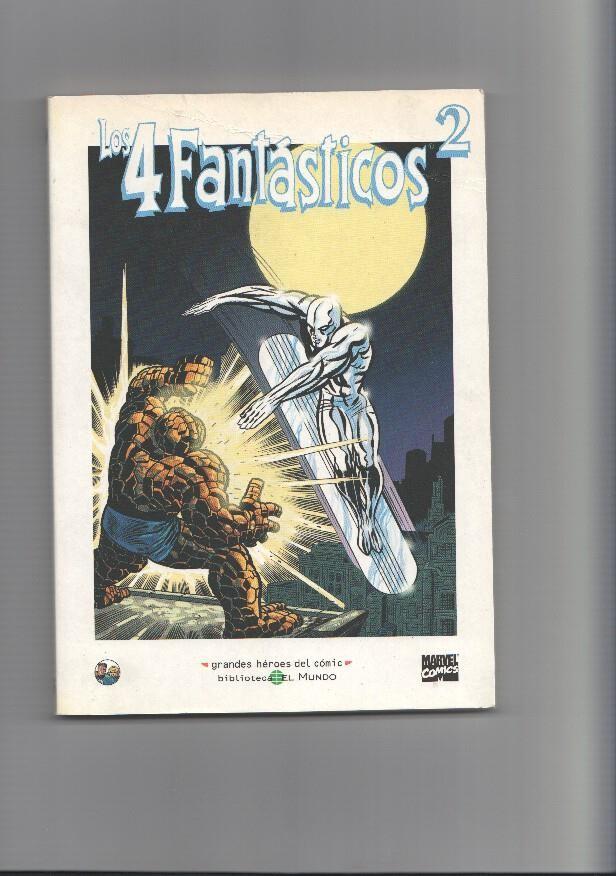 Biblioteca el Mundo numero 36: Los 4 Fantasticos volumen 2, serie Grandes Heroes del Comic 