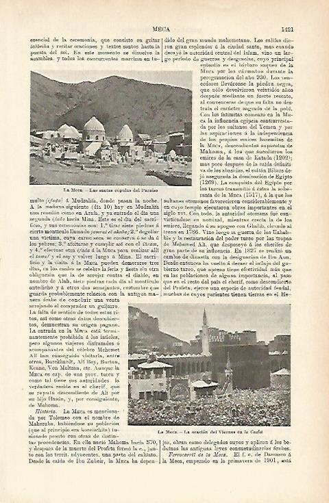 LAMINA ESPASA 1214: La Meca