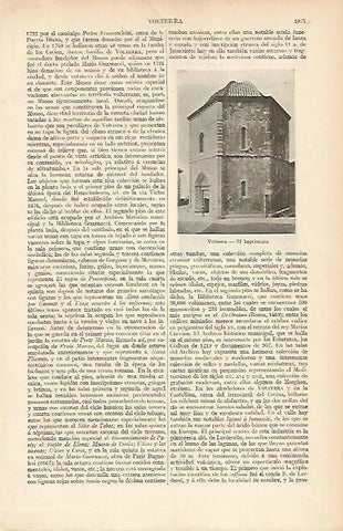 LAMINA ESPASA 4174: Baptisterio de Volterra Italia