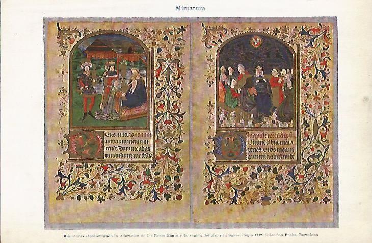 LAMINA ESPASA 5212: Miniaturas de los Reyes Magos del siglo XIV