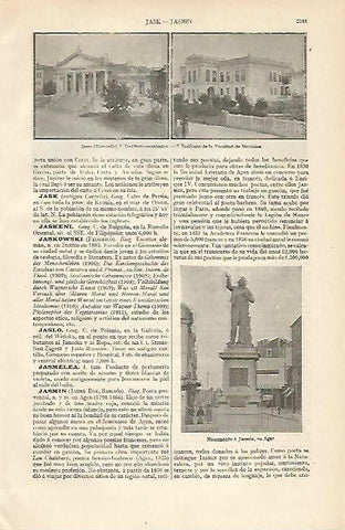LAMINA ESPASA 6189: Vistas de Jassy Rumania
