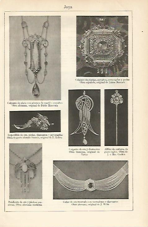 LAMINA ESPASA 6264: Ejemplos de joyas