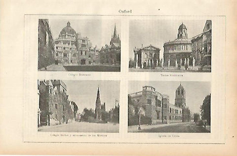 LAMINA ESPASA 7666: Vistas de Oxford