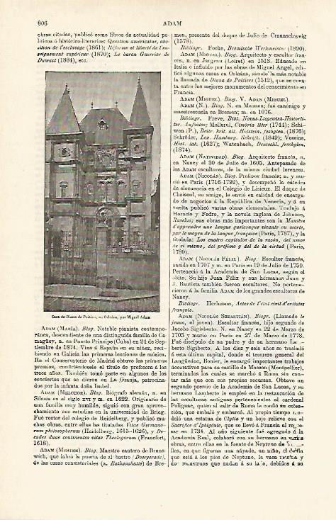 LAMINA ESPASA 8133: Casa de Diana de Poitiers en Orleans