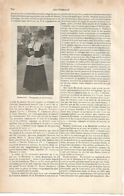 LAMINA ESPASA 8714: Monaguillo de la Escolania de Montserrat