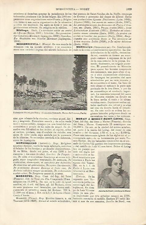 LAMINA ESPASA 8752: Paisaje de Moret por Sisley