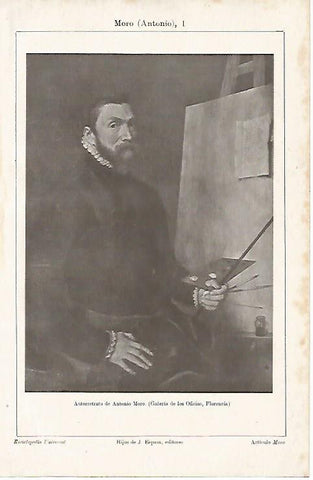 LAMINA ESPASA 8767: Autorretrato de Antonio Moro