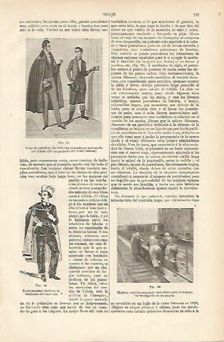 LAMINA ESPASA 11067: Trajes de caballero de 1834