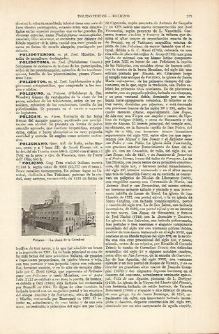 LAMINA ESPASA 11323: Plaza de la Catedral en Foligno. Italia
