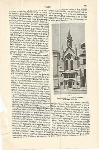 LAMINA ESPASA 13798: Templo antiguo de Londres