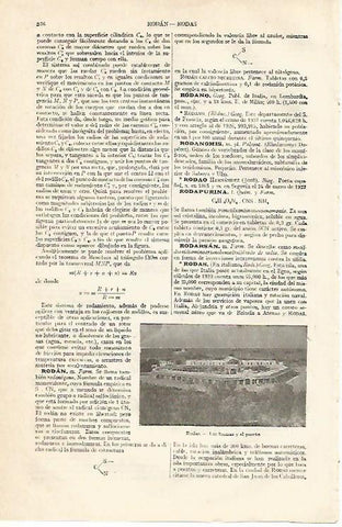 LAMINA ESPASA 13999: Termas y puerto de Rodas Grecia