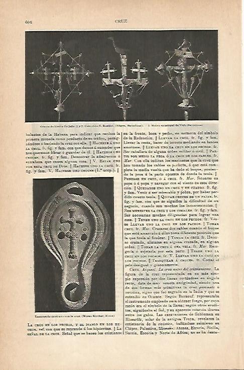 LAMINA ESPASA 14273: Cruces de hierro forjado