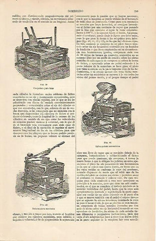 LAMINA ESPASA 7519: Maquinaria para tejer