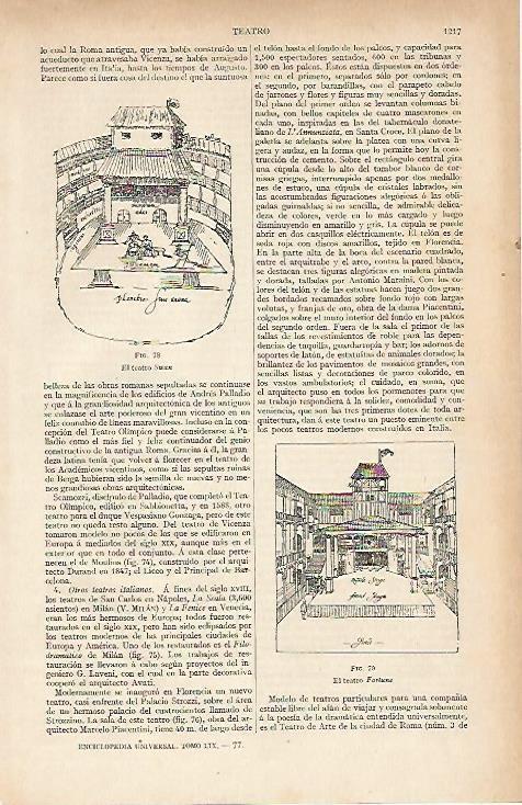 LAMINA ESPASA 5829: Teatro Swan y Teatro Fortune