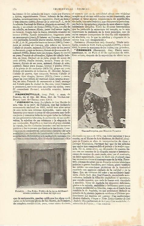 LAMINA ESPASA 16121: Una mallorquina por Fromkes