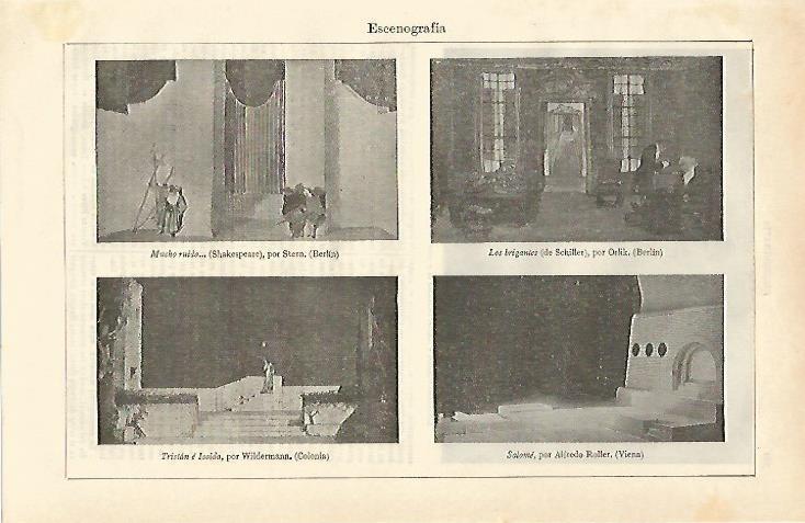 LAMINA ESPASA 16570: Escenografias en Berlin Viena y Colonia