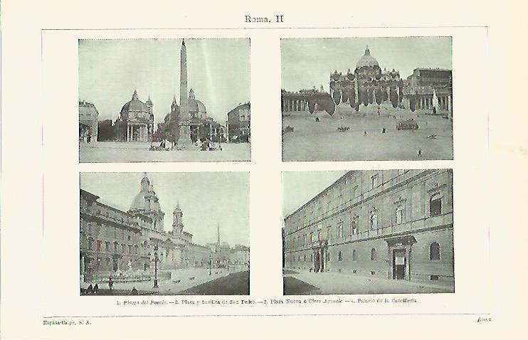 LAMINA ESPASA 16874: Plazas de Roma