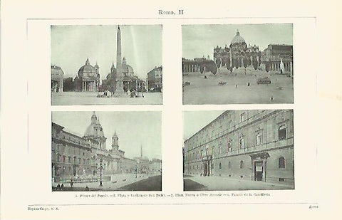 LAMINA ESPASA 16874: Plazas de Roma