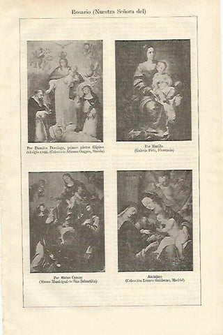 LAMINA ESPASA 16945: Nuestra Señora del Rosario