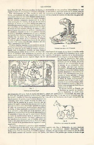 LAMINA ESPASA 17423: Carruaje mecanico
