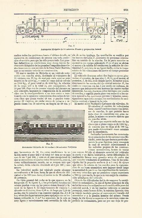 LAMINA ESPASA 17693: Automotor Michelin 
