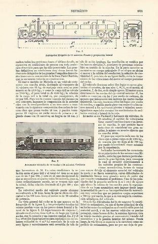 LAMINA ESPASA 17693: Automotor Michelin 