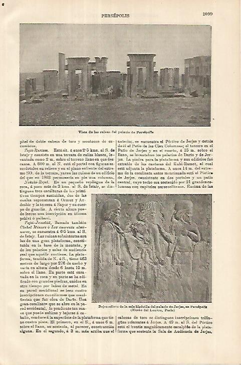 LAMINA ESPASA 18043: Vistas de Persepolis