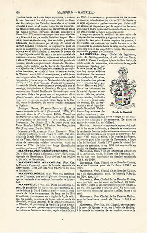 LAMINA ESPASA 18650: Escudo de Mansfield