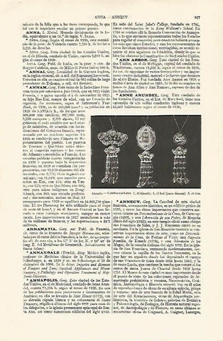 LAMINA ESPASA 19061: Condecoraciones de Annam Indochina
