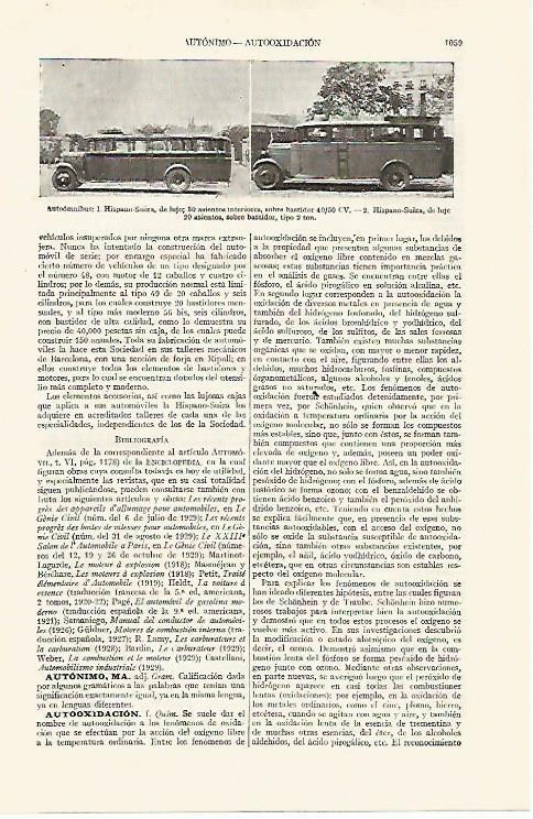 LAMINA ESPASA 19102: Autoomnibus Hispano Suiza