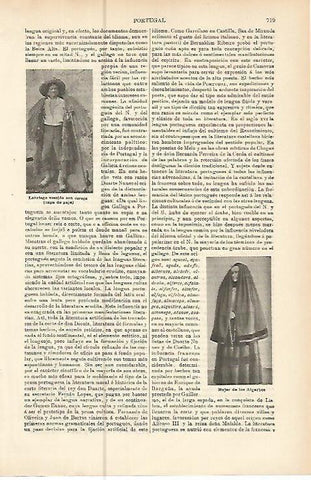 LAMINA ESPASA 10576: Habitantes de Portugal