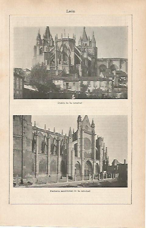 LAMINA ESPASA 9169: Catedral de Leon