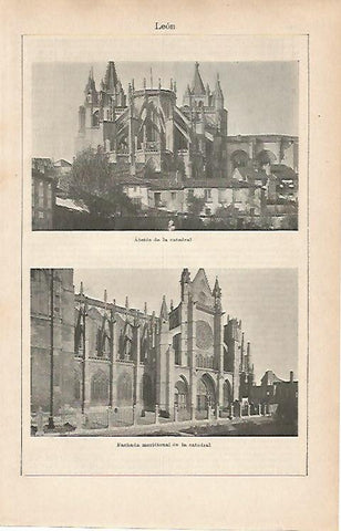 LAMINA ESPASA 9169: Catedral de Leon