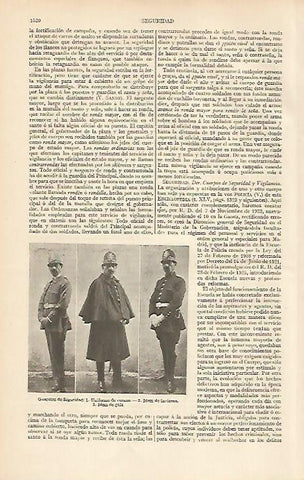 LAMINA ESPASA 19690: Guardias de seguridad