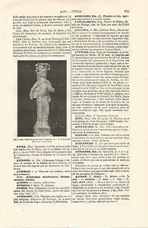 LAMINA ESPASA 12960: Atis escultura de Marytza