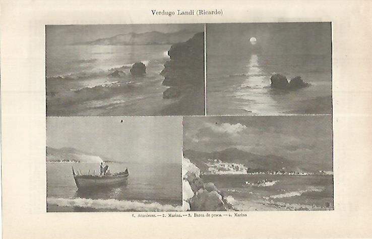 LAMINA ESPASA 17558: Obras de Verdugo Landi