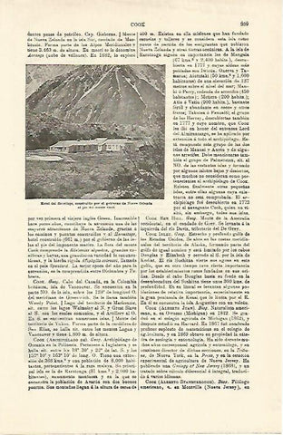 LAMINA ESPASA 14887: Hotel del Hermitage en Nueva Zelanda