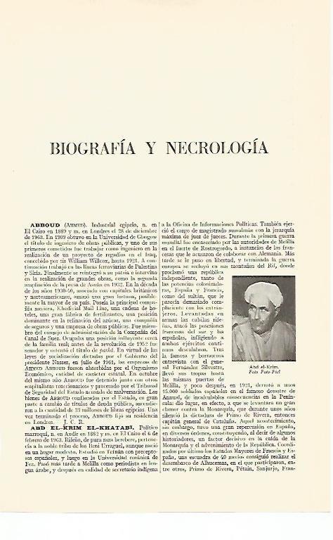 LAMINA ESPASA 20805: Apendice Biografia y Necrologia