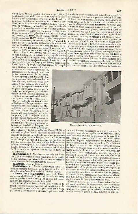 LAMINA ESPASA 21158: Calle de Kars