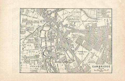 LAMINA De ESPASA 00103: Plano de Cambridge