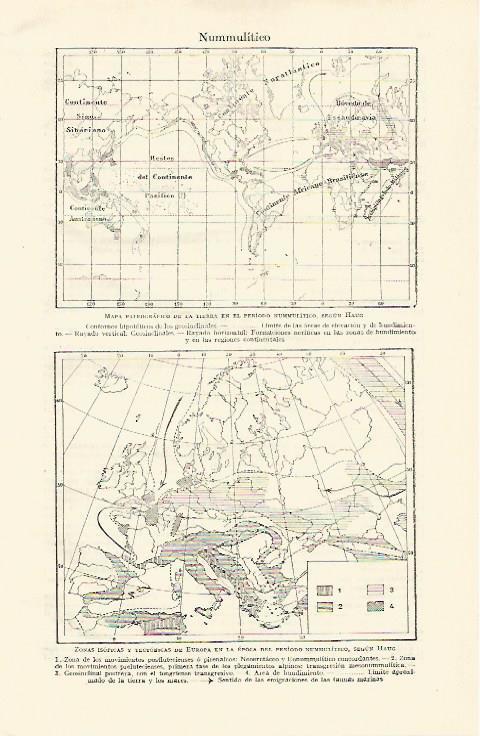 LAMINA ESPASA 21205: Zonas isopicas y tectonicas de Europa